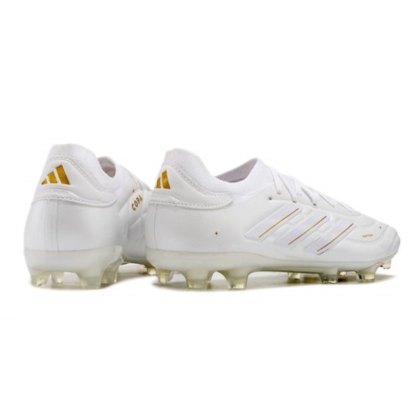 adidas Copa Pure II Elite+ FG Crampons Cuir Blanc Ftwr Or Métallique