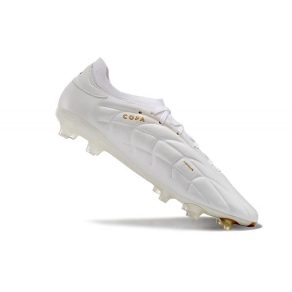 adidas Copa Pure II Elite+ FG Crampons Cuir Blanc Ftwr Or Métallique