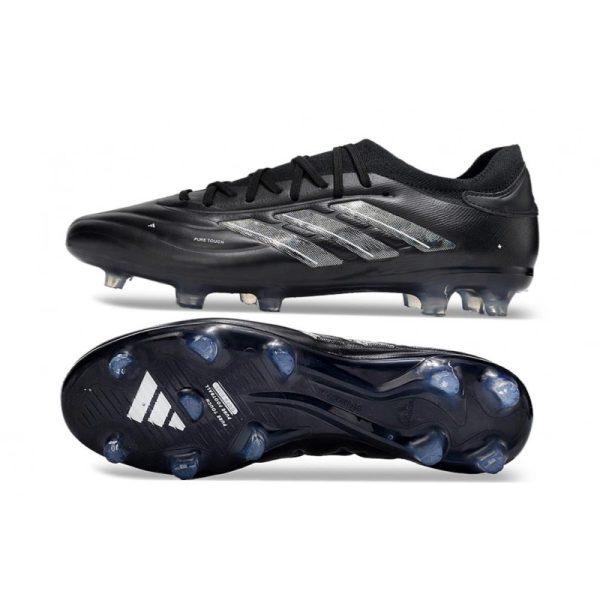adidas Copa Pure II Elite+ FG Crampons Noir Carbone Gris
