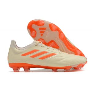 adidas Copa Pure.1 FG Nouvelles Blanc Cassé Orange Solaire Equipe