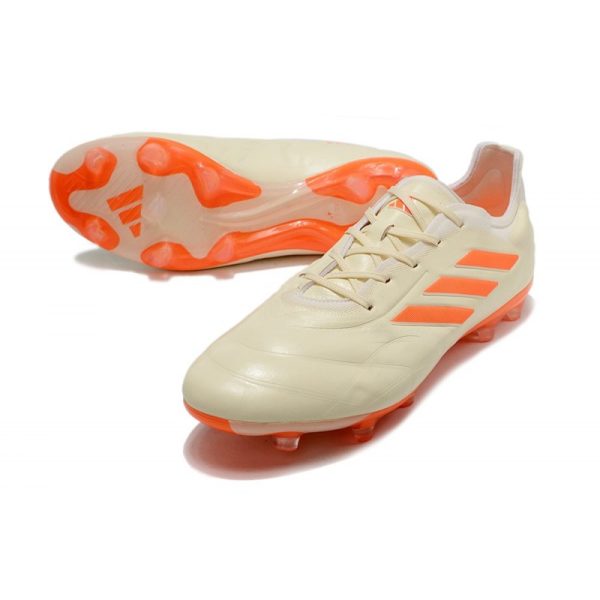 adidas Copa Pure.1 FG Nouvelles Blanc Cassé Orange Solaire Equipe