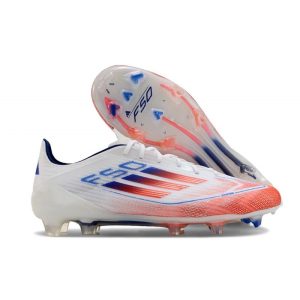 adidas F50 Elite FG Nouveau Advancement - Blanc Rouge Bleu