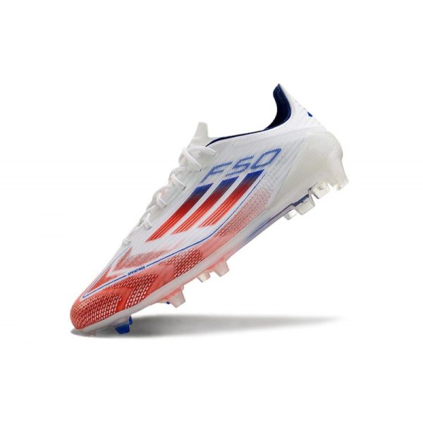 adidas F50 Elite FG Nouveau Advancement - Blanc Rouge Bleu