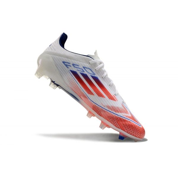 adidas F50 Elite FG Nouveau Advancement - Blanc Rouge Bleu