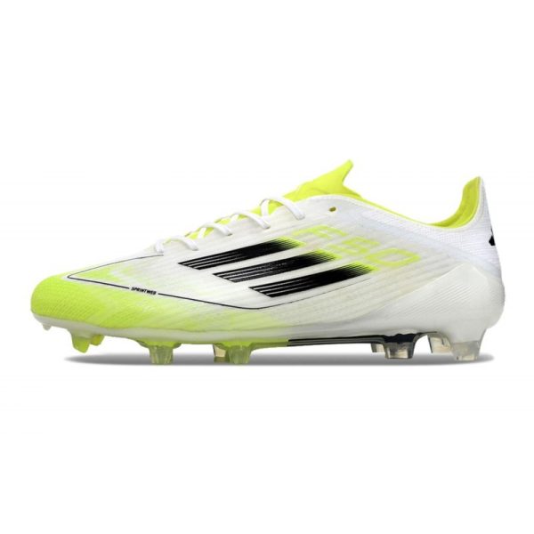 adidas F50 Elite FG Nouveau Blanc Noir Volt