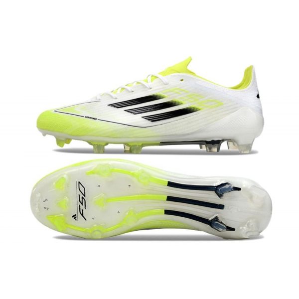 adidas F50 Elite FG Nouveau Blanc Noir Volt