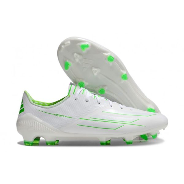 Chaussure de foot adidas F50 Elite FG Nouveau Blanc Vert