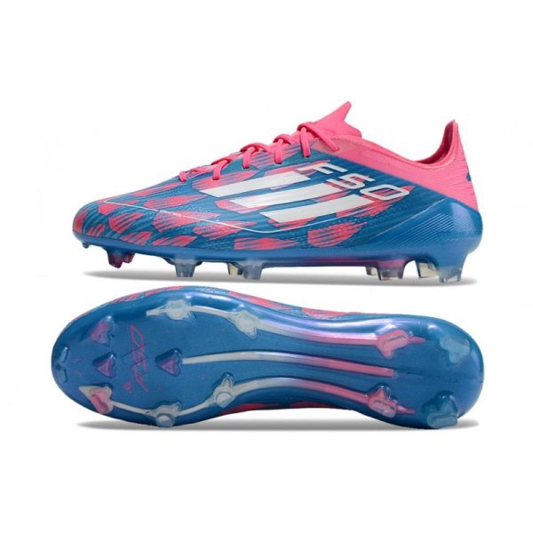 adidas F50 Elite FG Nouveau Bleu Solaire Blanc Ftwr Rose