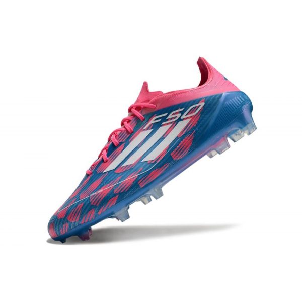 adidas F50 Elite FG Nouveau Bleu Solaire Blanc Ftwr Rose