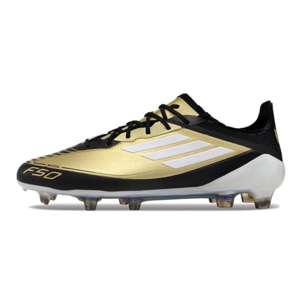 adidas F50 Elite FG Nouveau Doré Noir Blanc