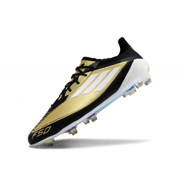 adidas F50 Elite FG Nouveau Doré Noir Blanc