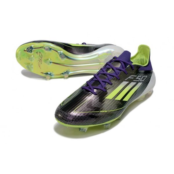adidas F50 Elite FG Nouveau Fast Reborn - Violet Blanc Lucid Lemon