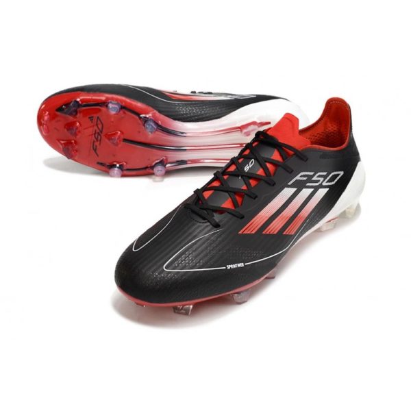adidas F50 Elite FG Nouveau Noir Rouge
