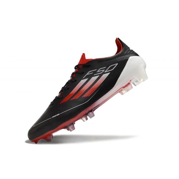 adidas F50 Elite FG Nouveau Noir Rouge