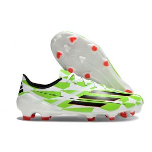 Chaussure de foot adidas F50 Elite FG Nouveau Vert Noir Blanc