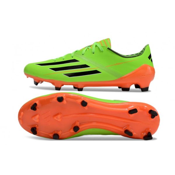adidas F50 Elite FG Nouveau Vert Orange Noir