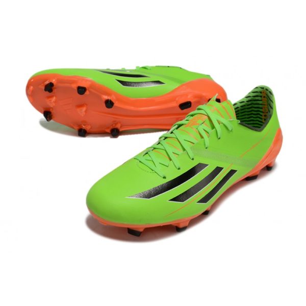 adidas F50 Elite FG Nouveau Vert Orange Noir