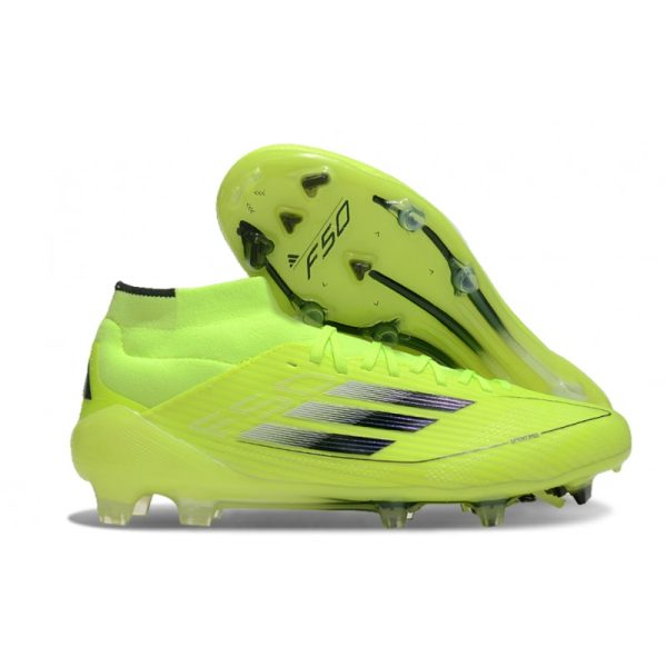 adidas F50 Elite Mid FG Nouvel Jaune Solaire Noir