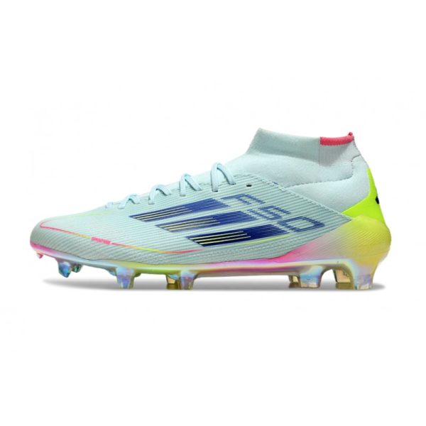 adidas F50 Elite Mid FG Nouvel Stellar Icon - Bleu Jaune