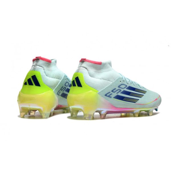 adidas F50 Elite Mid FG Nouvel Stellar Icon - Bleu Jaune