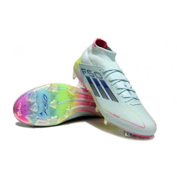 adidas F50 Elite Mid FG Nouvel Stellar Icon - Bleu Jaune