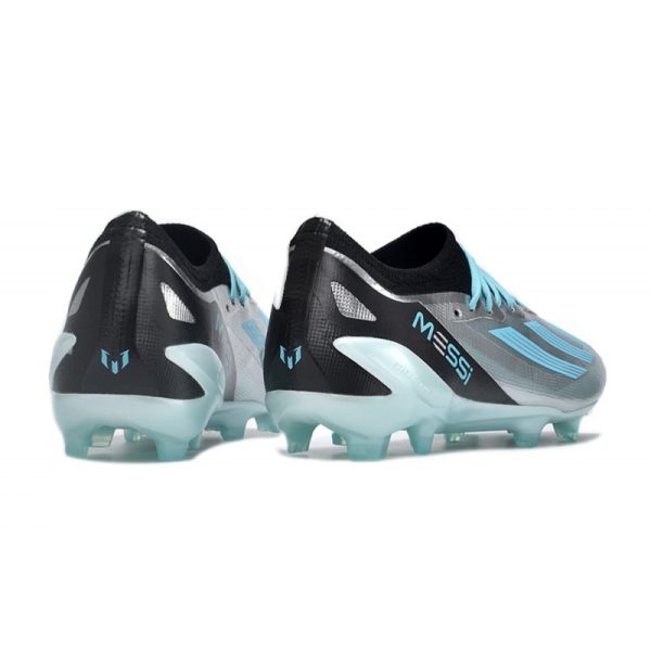 adidas Performance X Crazyfast Messi.1 FG Argent Métallique Bleu Bonheur Noir