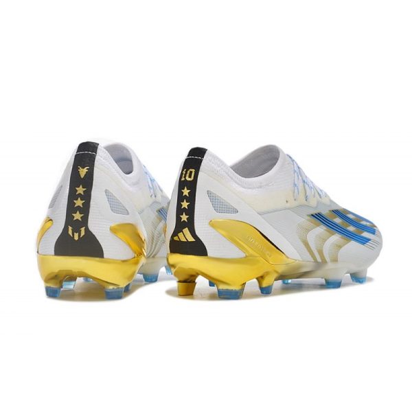 adidas Performance X Crazyfast Messi.1 FG Blanc Bleu Or
