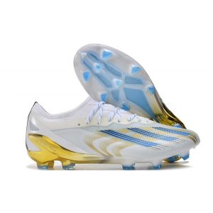 adidas Performance X Crazyfast Messi.1 FG Blanc Bleu Or