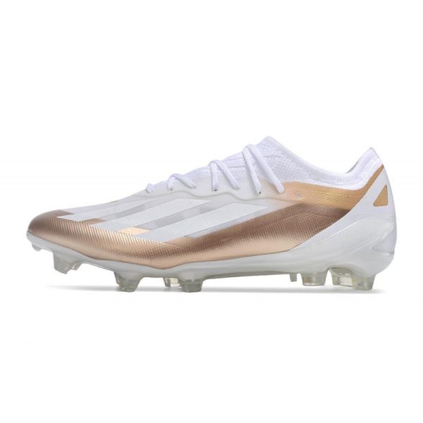 adidas Performance X Crazyfast Messi.1 FG Blanc Cuivre Métallique