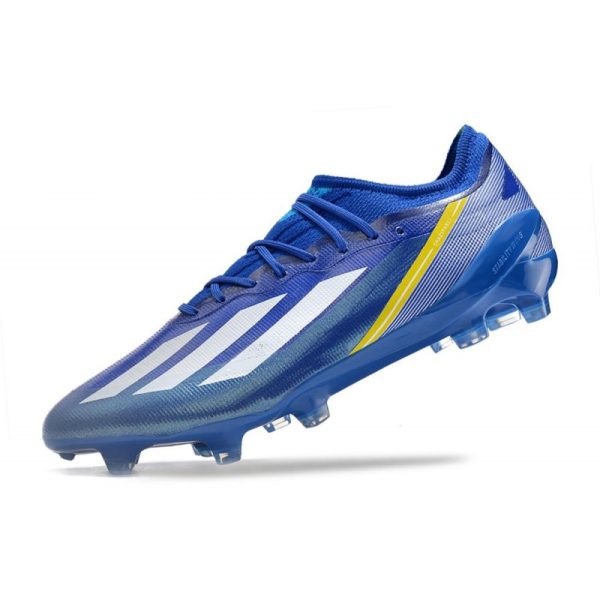 adidas Performance X Crazyfast Messi.1 FG Bleu Lucide Eclat de Bleu Blanc