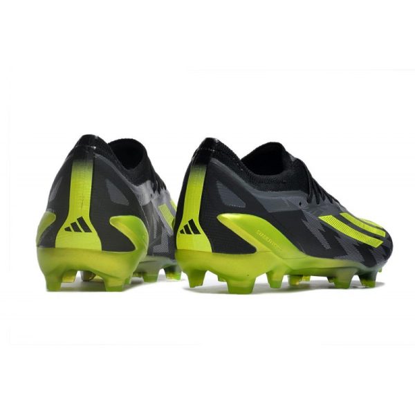 adidas Performance X Crazyfast Messi.1 FG Crazycharged - Noir Jaune Gris ÉDITION LIMITÉE