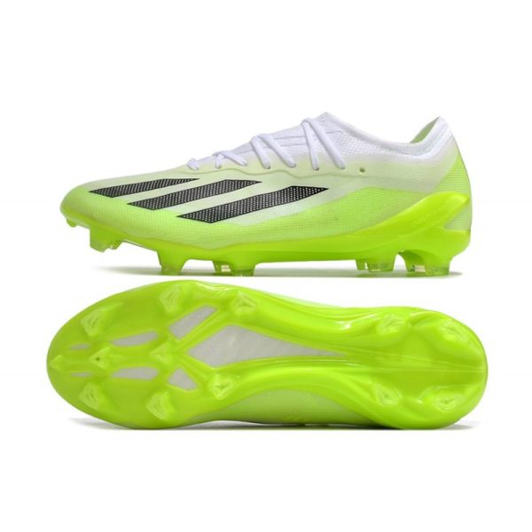 adidas Performance X Crazyfast Messi.1 FG Crazyrush - Blanc Noir Lucid Lemon