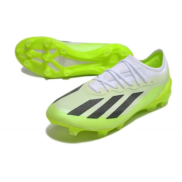 adidas Performance X Crazyfast Messi.1 FG Crazyrush - Blanc Noir Lucid Lemon