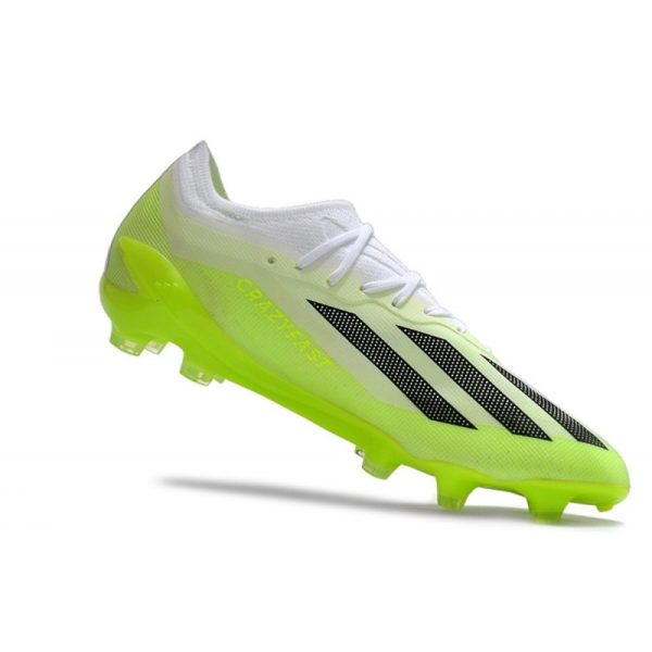 adidas Performance X Crazyfast Messi.1 FG Crazyrush - Blanc Noir Lucid Lemon