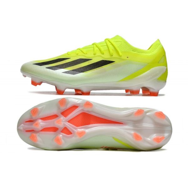 adidas Performance X Crazyfast Messi.1 FG Jaune Solaire Equipe Noir Blanc