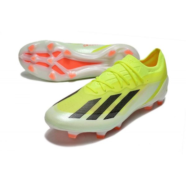 adidas Performance X Crazyfast Messi.1 FG Jaune Solaire Equipe Noir Blanc