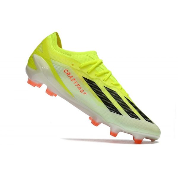 adidas Performance X Crazyfast Messi.1 FG Jaune Solaire Equipe Noir Blanc