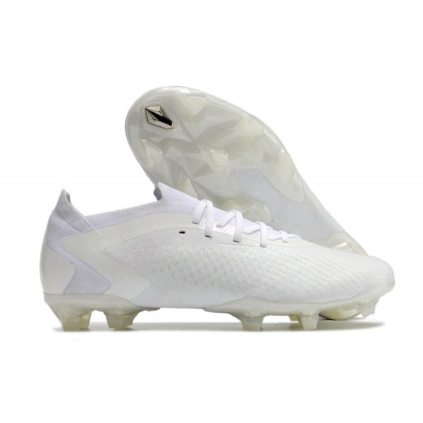 Chaussures de foot adidas Predator Accuracy.1 Low FG Homme Blanc