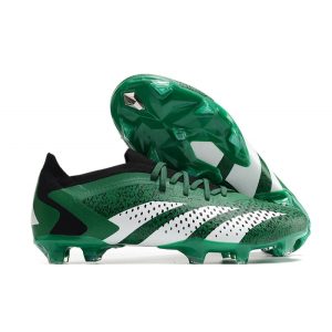 Chaussures de foot adidas Predator Accuracy.1 Low FG Homme Vert Blanc