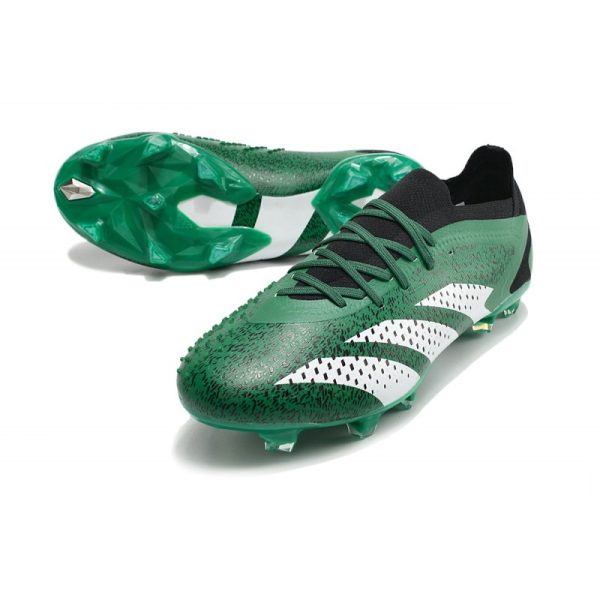 adidas Predator Accuracy.1 Low FG Homme Vert Blanc