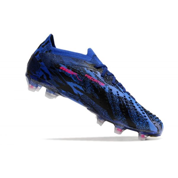 adidas Predator Accuracy.1 Low FG PP Bleu Lucide Magenta Réel Equipe Noir Foncé