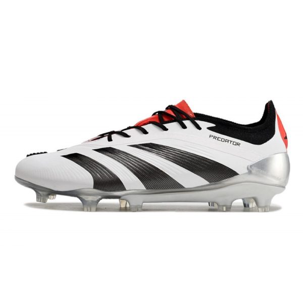 adidas Predator Elite FG Chaussure Blanc Noir Rouge