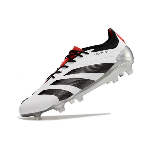 adidas Predator Elite FG Chaussure Blanc Noir Rouge