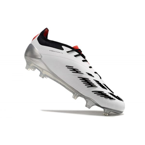adidas Predator Elite FG Chaussure Blanc Noir Rouge