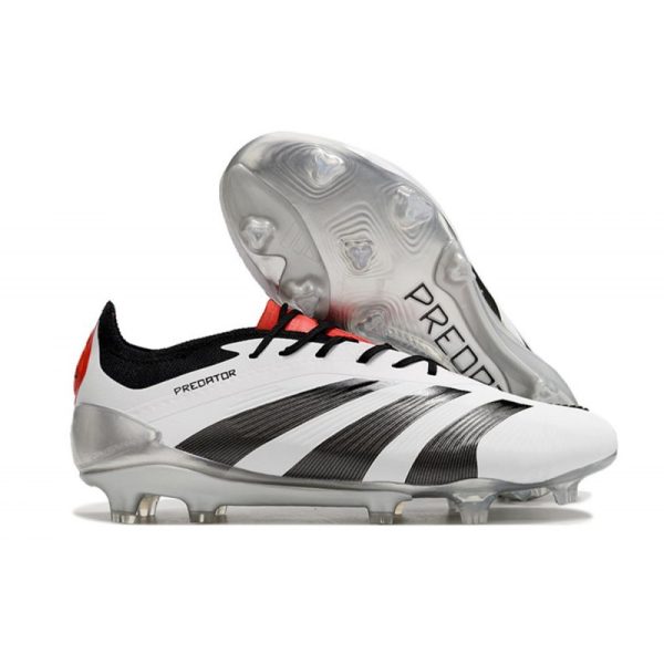 Chaussures de Football adidas Predator Elite FG Chaussure Blanc Noir Rouge