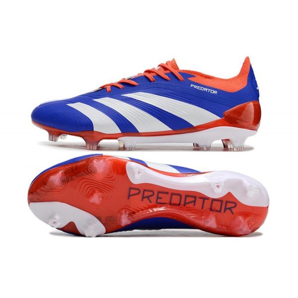 adidas Predator Elite FG Chaussure Bleu Blanc Rouge