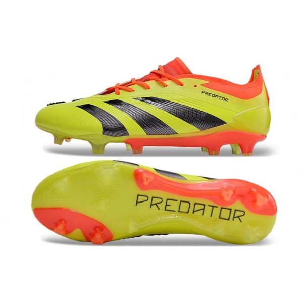 adidas Predator Elite FG Chaussure Jaune Noir Rouge