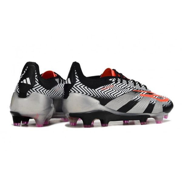 adidas Predator Elite FG Chaussure Noir Blanc Orange