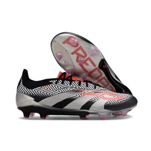 Chaussures de foot adidas Predator Elite FG Noir Blanc Orange