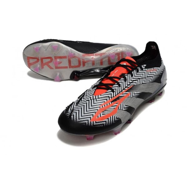 adidas Predator Elite FG Chaussure Noir Blanc Orange